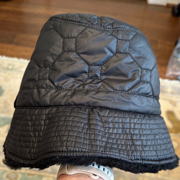 UGG Black Quilted Hat with Ear Flaps - Picture 3 of 4